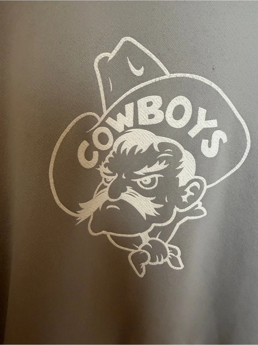 adidas Men's Light Gray Hoodie with Cowboys Graphic 2XLT